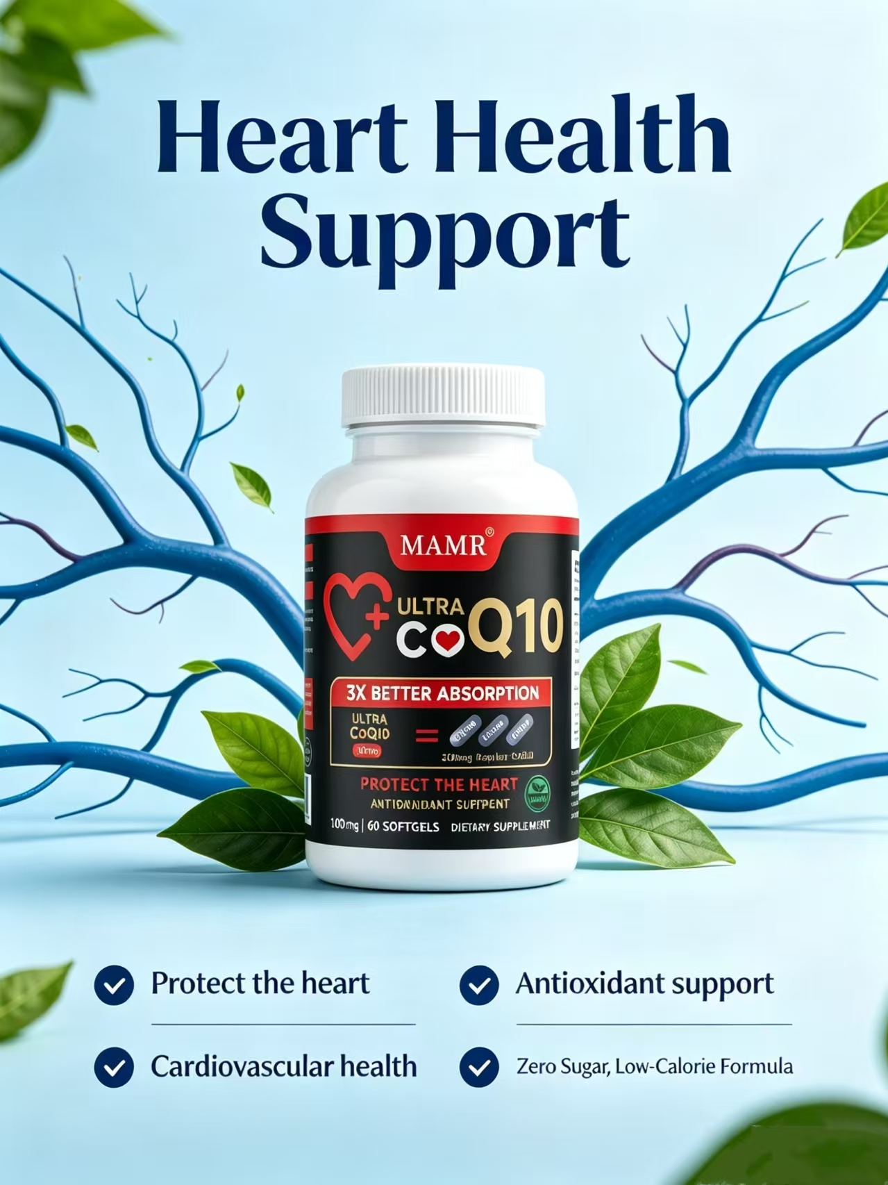 Q10 Capsule effect:heart healt